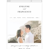 "Blancmange" - Wedding Website in Frost by chocomocacino - Mobile Layout