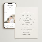 "Blancmange" - Wedding Website in Frost by chocomocacino - Match Your Stationery