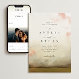 "Pastel Sky" - Wedding Website in Moss by Hannah Williams - Match Your Stationery