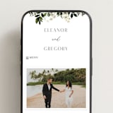 "Grove" - Wedding Website in Meadow by Everett Paper Goods - Mobile Layout