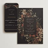 "Fall Garden Bouquet" - Wedding Website in Rust by Grace Kreinbrink - Match Your Stationery