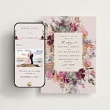 "Fleur" - Wedding Website in Blush by Lori Wemple - Match Your Stationery