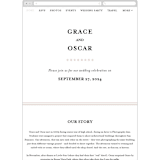"front and center" - Wedding Website in Putty by Angela Marzuki - Mobile Layout