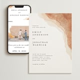 "Watercolor dune" - Wedding Website in Desert by Yuliya Evseeva - Match Your Stationery