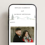 "Paradise" - Wedding Website in Forest by Petra Kern - Mobile Layout