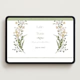 "delicate buds" - Wedding Website in Olive by Jennifer Wick - Desktop Design