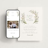 "delicate buds" - Wedding Website in Olive by Jennifer Wick - Match Your Stationery