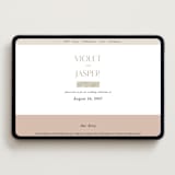 "English Garden" - Wedding Website in Daffodil by Lindsay Megahed - Desktop Design