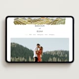 "Valley of the Moon" - Wedding Website in Sage by Shiny Penny Studio - Desktop Design