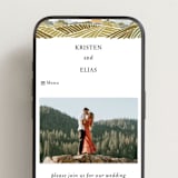 "Valley of the Moon" - Wedding Website in Sage by Shiny Penny Studio - Mobile Layout