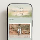 "Bluestem Fields" - Wedding Website in Meadow by Holly Whitcomb - Mobile Layout