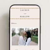 "Americana" - Wedding Website in Sea by leslie hamer - Mobile Layout