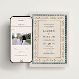 "Americana" - Wedding Website in Sea by leslie hamer - Match Your Stationery