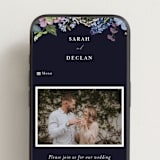"Lilac Bloom" - Wedding Website in Lilac by Susan Moyal - Mobile Layout