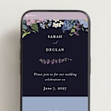 "Lilac Bloom" - Wedding Website in Lilac by Susan Moyal - Mobile Layout
