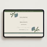"Century" - Wedding Website in Robins Egg by Jen Owens - Desktop Design