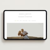 "Monogrammed" - Wedding Website in Spring by Petra Kern - Desktop Design