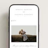 "Monogrammed" - Wedding Website in Spring by Petra Kern - Mobile Layout