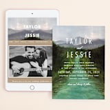 "Adventure Begins" - Wedding Website in Forest by Elly - Match Your Stationery