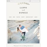 "Elegant Announcement" - Wedding Website in Vanilla by Kelly Schmidt - Mobile Layout