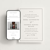 "Heritage" - Wedding Website in Soft Black by Stacey Meacham - Match Your Stationery