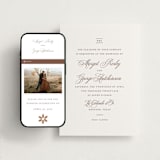 "Lombardy" - Wedding Website in Burnt Sienna by Megan Davis - Match Your Stationery