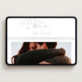 "Vine" - Wedding Website in Warm Grey by Wildfield Paper Co - Desktop Design