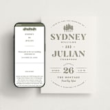 "Sequoia" - Wedding Website in Moss by Robert and Stella - Match Your Stationery
