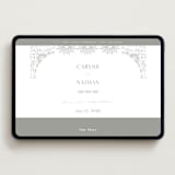 "Splendor" - Wedding Website in Ash by Devika Keskar - Desktop Design