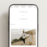 "Splendor" - Wedding Website in Ash by Devika Keskar - Mobile Layout