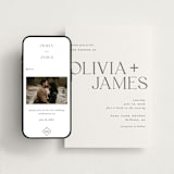"Bold Names" - Wedding Website in Soft Balck by Vera Lim - Match Your Stationery