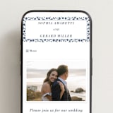 "Pressed Frame" - Wedding Website in Aegean by Oma N. Ramkhelawan - Mobile Layout
