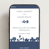 "Pressed Frame" - Wedding Website in Aegean by Oma N. Ramkhelawan - Mobile Layout