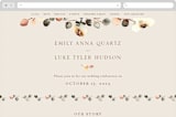 "Bella Mia" - Wedding Website in Autumn by Petra Kern - Desktop Design