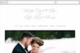 "Encircle" - Wedding Website in Pearl by Jennifer Postorino - Desktop Design