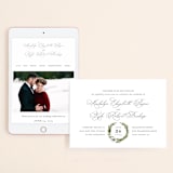 "Encircle" - Wedding Website in Pearl by Jennifer Postorino - Match Your Stationery