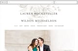"Wedding Dream" - Wedding Website in Latte by Chris Griffith - Desktop Design