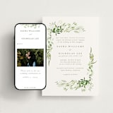 "Verdure" - Wedding Website in Garden by Leah Bisch - Match Your Stationery