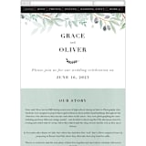 "Olivier" - Wedding Website in Olive by Bonjour Paper - Mobile Layout