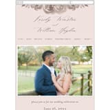 "set in stone" - Wedding Website in Dusty Rose by Mansi Verma - Guest Management