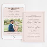 "set in stone" - Wedding Website in Dusty Rose by Mansi Verma - Match Your Stationery