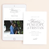 "calisson" - Wedding Website in Mist by chocomocacino - Match Your Stationery