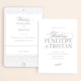 "calisson" - Wedding Website in Mist by chocomocacino - Match Your Stationery
