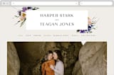 "ivi" - Wedding Website in Ivory by Lori Wemple - Desktop Design