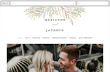 "In The Fall" - Wedding Website in Slate by Ashlee Townsend - Desktop Design