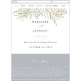 "In The Fall" - Wedding Website in Slate by Ashlee Townsend - Guest Management