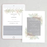 "In The Fall" - Wedding Website in Slate by Ashlee Townsend - Match Your Stationery