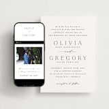 "Classy Type" - Wedding Website in Lily by Hooray Creative - Match Your Stationery