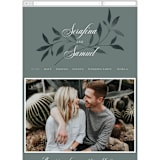"Serafina" - Wedding Website in Sage by Melanie Kosuge - Mobile Layout