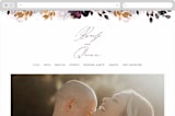 "Lush Bouquet" - Wedding Website in Autumn by Phrosné Barwood - Desktop Design